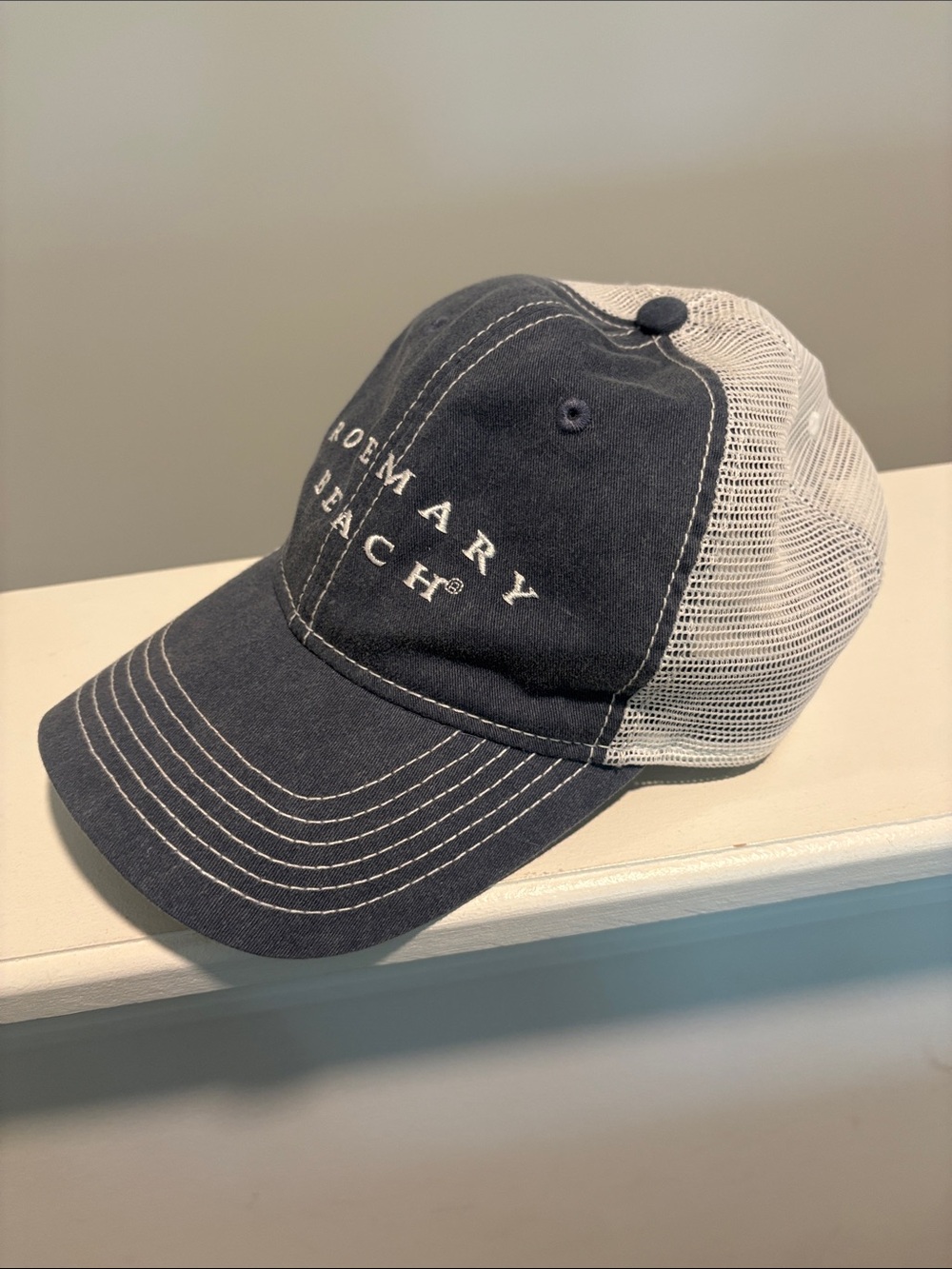 Navy Mesh-Back Cap - Picture 2 of 5